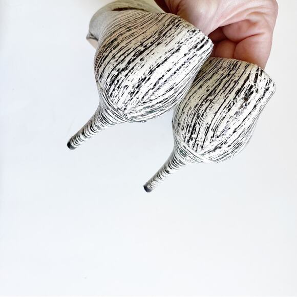 Enzo Angiolini Leather Space Dye Peep Toe Heel - Picture 8 of 11